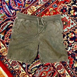 Outerknown Men's Sur Sweatshorts - Medium - Faded Black